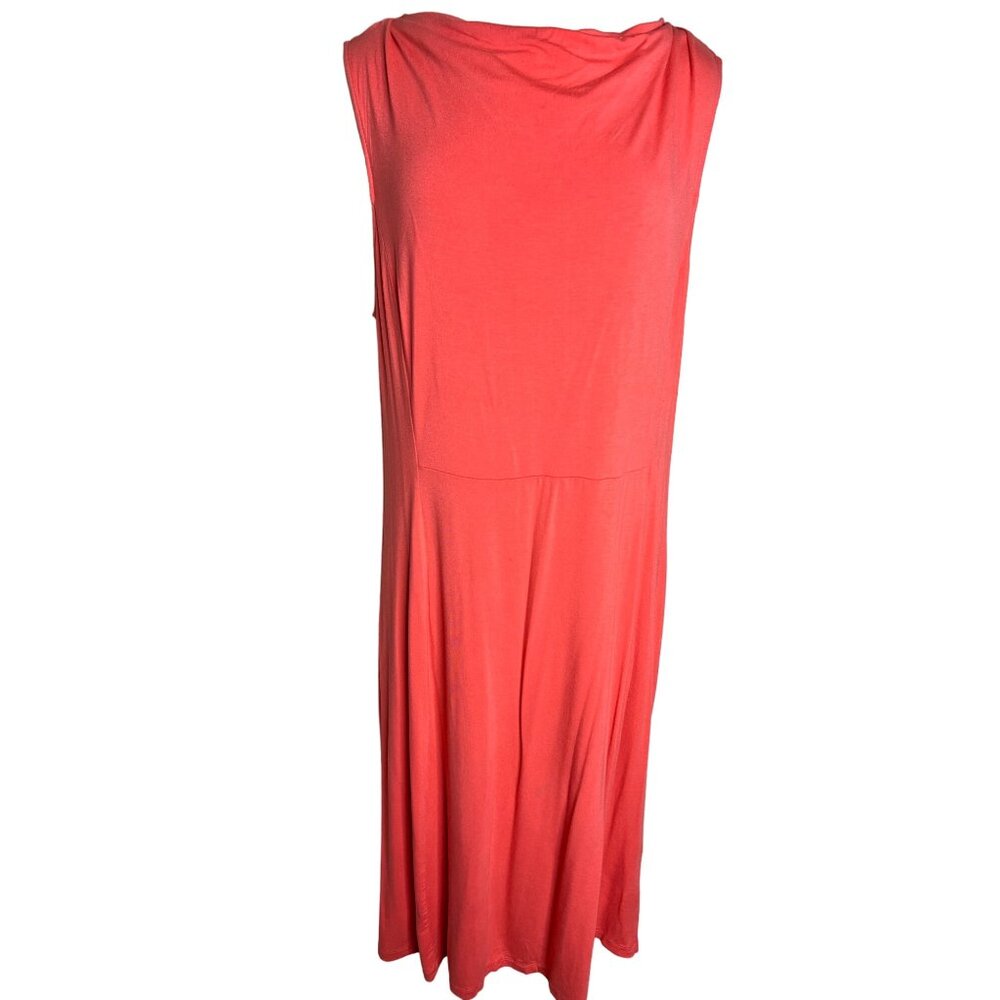 Linea by Louis Dell’ Olio Women’s XL Midi Shift Dress pull over stretch